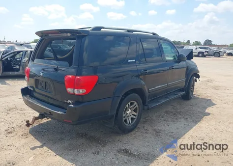 2006 Toyota Sequoia Limited V8 z USA, uszkodzony, nr VIN 5TDZT38A66S268991